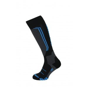 BLIZZARD-Allround ski socks junior, black/anthracite/blue Černá 24/26