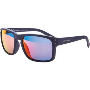 BLIZZARD-Sun glasses PCSC606011, rubber black + gun decor points, 65- barevná 65-17-135