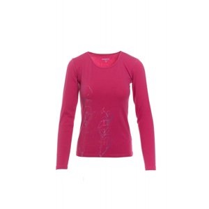 SAM73-Womens T-shirt long sleeves-LTSP544415SM-415SM-dark pink Růžová XS