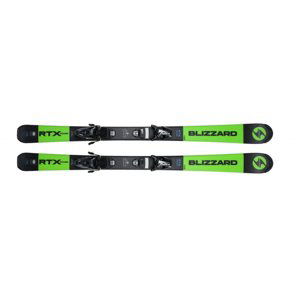 BLIZZARD-RTX POWER black/neon/yellow flat + SLR 10, brake 78 Černá 153 cm 23/24