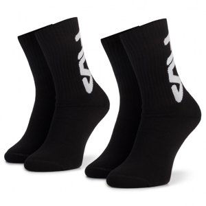 FILA-F9598 SOCKS 2-PACK-200-BLACK Černá 39/42