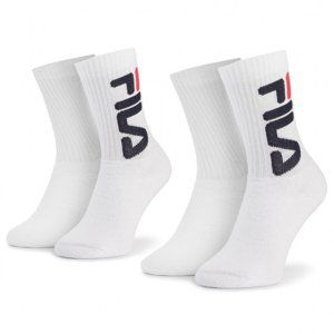 FILA-F9598 SOCKS 2-PACK-300-WHITE Bílá 43/46