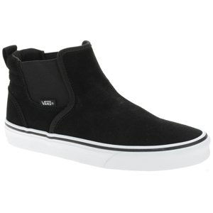 VANS-WM Asher MI-(Suede) black/white Černá 40,5