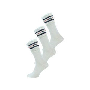 FILA-F9092 SOCKS 3-PACK-300 WHITE Bílá 39/42