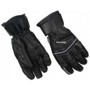 BLIZZARD-Racing Leather ski gloves, black/silver Černá 9
