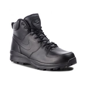 NIKE-Manoa Leather black/black/black Černá 45