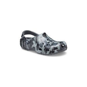 CROCS-Classic Printed maskáčová Clog slate grey/multi croslite Šedá 41/42