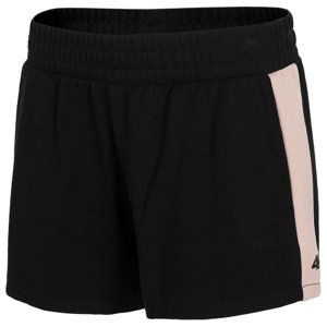 4F-WOMENS SHORTS-H4L21-SKDD011-20S-DEEP BLACK Černá M