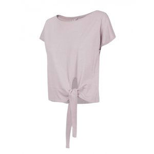 4F-WOMENS T-SHIRT-H4L21-TSD023-52S-LIGHT VIOLET Růžová XS