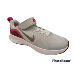 NIKE-WearAllDay K pure platinum/smoke grey/pink prime Šedá 33