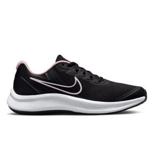 NIKE-Star Runner 3 Jr black/pink Černá 38,5