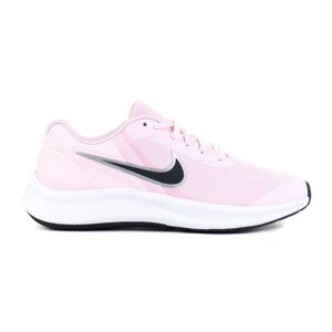 NIKE-Star Runner 3 Jr pink foam/black/white Růžová 38,5
