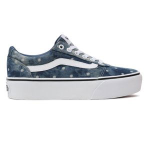 VANS-WM Ward Platform (Denim Dots) moonlight blue/white Modrá 41