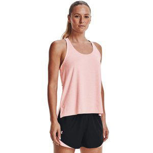 UNDER ARMOUR-UA Knockout Mesh Back Tank-PNK-1360831-676 Růžová M