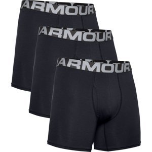 UNDER ARMOUR-UA Charged Cotton 6in 3 Pack-BLK Černá M