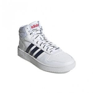 ADIDAS-Hoops 2.0 Mid cloud white/legend ink/scarlet Bílá 40