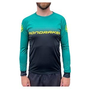 MONDRAKER-Enduro/Trail Jersey long, british racing green/black/yellow Zelená XS