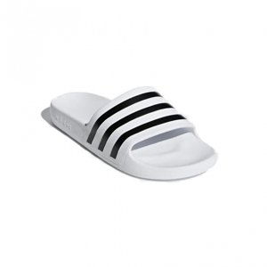 ADIDAS-Adilette Aqua cloud white/core black/cloud white Bílá 38