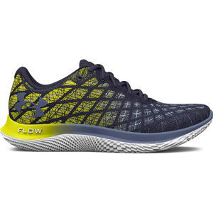 UNDER ARMOUR-UA FLOW Velociti Wind 2 steel/yellow ray/aurora purple Šedá 44,5