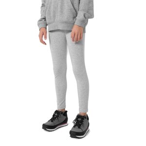 4F JUNIOR-GIRLS LEGGINGS JLEG001-27M-COLD LIGHT GREY MELANGE