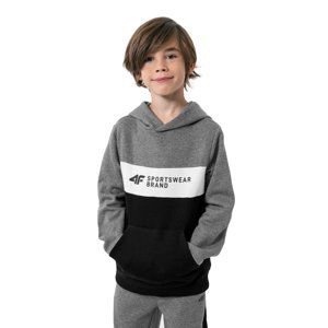 4F JUNIOR-BOYS SWEATSHIRT JBLM003-24M-MIDDLE GREY MELANGE