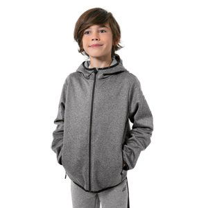 4F-BOYS SOFTSHELL JSFM001-24M-MIDDLE GREY MELANGE Šedá 134