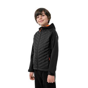 4F JUNIOR-BOYS SOFTSHELL JSFM002-20S-DEEP BLACK