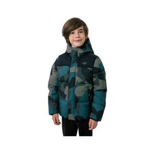 4F-BOYS JACKET JKUMP004-90A-MULTICOLOUR ALLOVER barevná 164