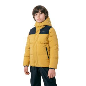 4F JUNIOR-BOYS JACKET JKUMP004-82S-LIGHT BROWN