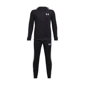UNDER ARMOUR-UA Knit Hooded Track Suit-BLK-1376329-001 Černá 149/160