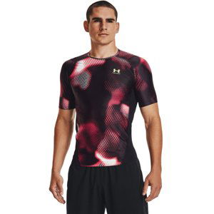 UNDER ARMOUR-UA IsoChill Prtd Comp SS-BLK-1374077-001 Černá S