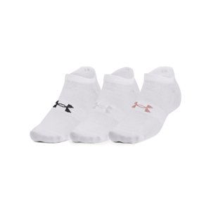 UNDER ARMOUR-UA Essential No Show 3 pack-WHT-1361459-100 Bílá 42/47