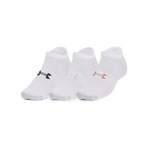 UNDER ARMOUR-UA Essential No Show 3 pack-WHT-1361459-100 Bílá 36/41