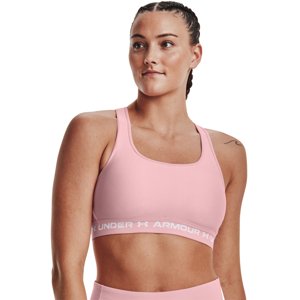 UNDER ARMOUR-UA Crossback Mid Bra-PNK-1361034-647