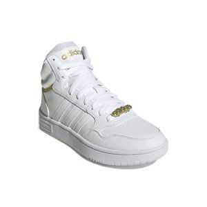 ADIDAS-Hoops 3.0 Mid cloud white/cloud white/gold metallic Bílá 40