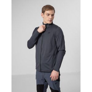 4F-MENS FLEECE PLM013-22S-ANTHRACITE Černá M