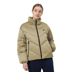 4F-WOMENS JACKET KUDP019-44S-OLIVE Zelená L