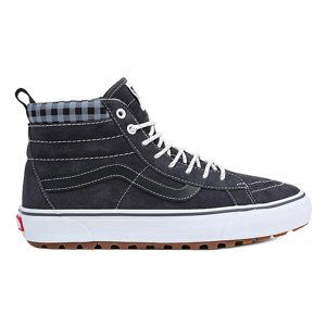 VANS-UA SK8-HI MTE-1 plaid grey/white Šedá 46