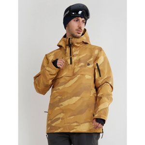 FUNDANGO-Burnaby Anorak-246-okker melange Hnědá XL