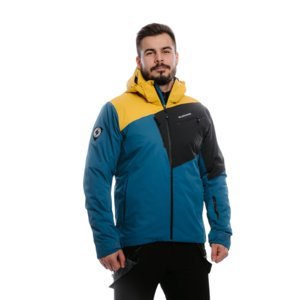 BLIZZARD-Ski Jacket Leogang, petroleum/mustard yellow