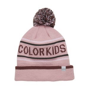 COLOR KIDS-Hat logo CK, zephyr Růžová XXL