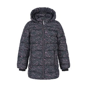COLOR KIDS-jacket quilted, AOP, AF 8.000, phantom Černá 140