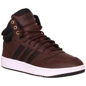 ADIDAS-Hoops 3.0 Mid WTR brown/core black/gold matt Hnědá 46