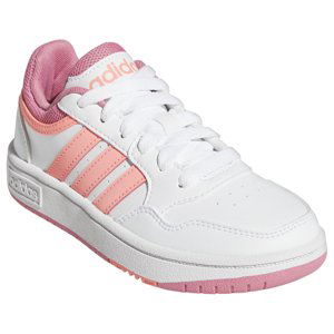 ADIDAS-Hoops 3.0 K cloud white/rose tone/acid red Bílá 32