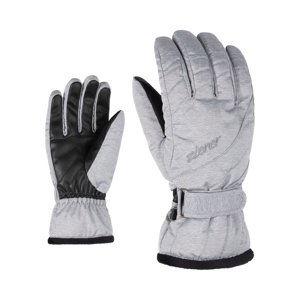 ZIENER-KILENI PR lady glove, light melange Černá 8 22/23