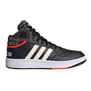 ADIDAS-Hoops 3.0 Mid core black/cloud white/grey two