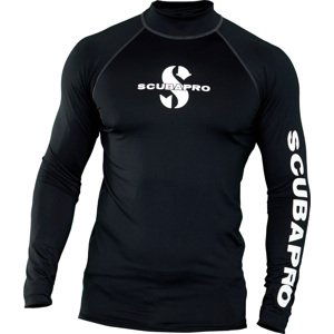 Lycrové Triko Scubapro Rash Guard černé Upf50 Dlouhý Rukáv Panské Barva: černá, Velikost: M, Pohlaví: Pánské