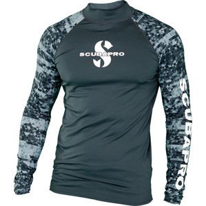 Lycrové Triko Scubapro Rash Guard Graphite Upf50 Dlouhý Rukáv Panské Velikost: M