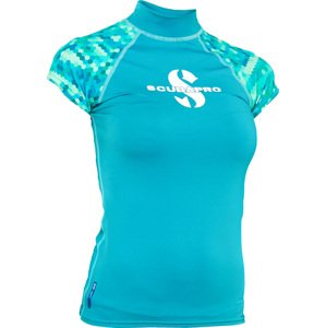 Lycrové Triko Scubapro Rash Guard Caribbean Upf50 Krátký Rukáv Dámské Velikost: M, Pohlaví: