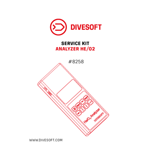 Divesoft Service Kit - He/o2 Analyzer
